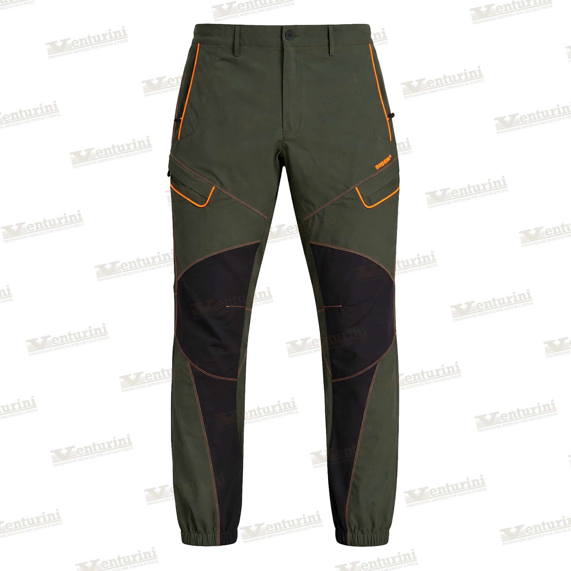 Pantalone Soft Shell 6 Tasche Leggermente Foderato